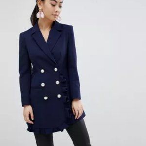 ASOS PETITE Blazer with Frill Detail - US12